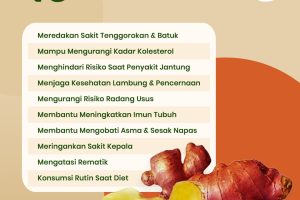 10 Rahasia Manfaat Jahe Merah Untuk Kesehatan